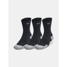 Unisex socks Under Armour UA AD Run Cushion 3pk Crew-BLK - unisex