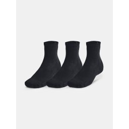 Unisex socks Under Armour Unisex UA TC 3pk Qtr-BLK - unisex