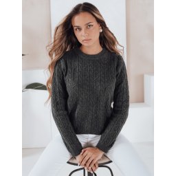 Дамски пуловер BRAVINA тъмносив