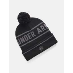 Men's Under Armour M's Drive Pom Beanie-BLK - Men's