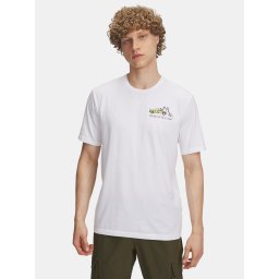 Men's Under Armour UA 60/40S BODY SHOP SS-WHT - Men's T-Shirt
