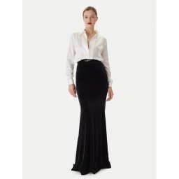 Elisabetta Franchi Официална рокля AB-R46-57E2-V100 Бял Regular Fit