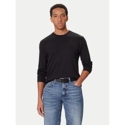 Calvin Klein Тениска с дълъг ръкав LV04LD227G Черен Regular Fit