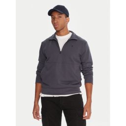 G-Star Raw Суитшърт Nifous Half Zip D26305-D566 Тъмносин Regular Fit