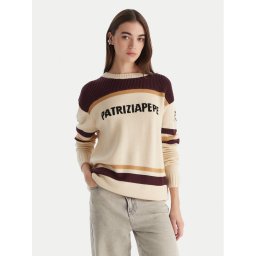 Patrizia Pepe Пуловер 2K0352/K298-YA34 Екрю Regular Fit