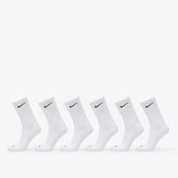 Чорапи Nike Everyday Plus Cushioned Training Crew Socks 6-Pack White/ Black XL