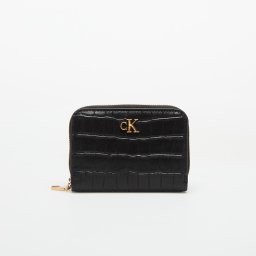 Портфейл Calvin Klein Croc Medium Flap Wallet Black Universal