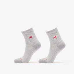 Чорапи New Balance Active Premium Crew Quarter 2-Pack Athletic Grey M