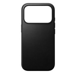 Гръб Nomad Modern Leather Case за iPhone 17 Pro / 18 Pro - Черен