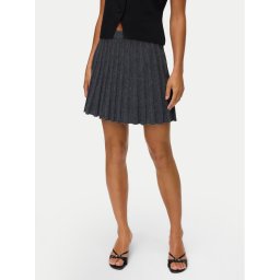 Vero Moda Плисирана пола Marina 10331534 Сив Regular Fit