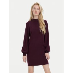 Vero Moda Плетена рокля Nancy 10249116 Виолетов Loose Fit