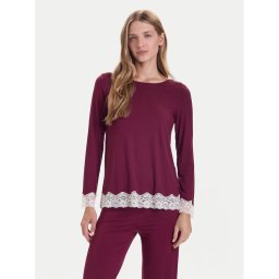 United Colors Of Benetton Тениска на пижама 3Z123M07X Бордо Regular Fit