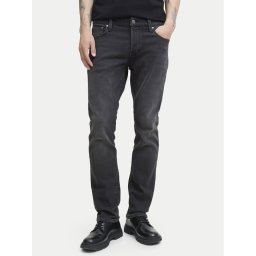 Jack & Jones Дънки Mike Fox 12278115 Черен Tapered Fit