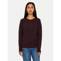 Vero Moda Пуловер Doffy 10201022 Бордо Regular Fit