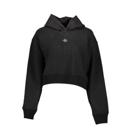 Calvin Klein Badge Wide Sleeves Crop Hoodie
