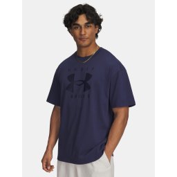 Men's Under Armour UA M HW OS Branded SS-BLU T-Shirt - Mens