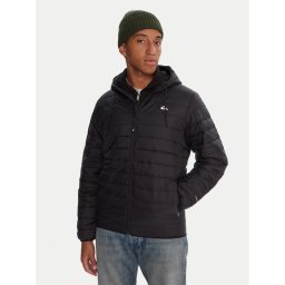 Quiksilver Преходно яке Scaly Hood EQYJK04189 Черен Regular Fit