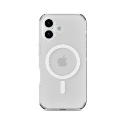 Гръб Holdit MagSafe за iPhone 17 - Бял/Прозрачен