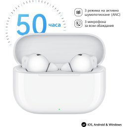 Слушалки Huawei Freebuds SE 4 ANC, White