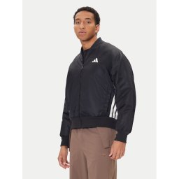 adidas Яке бомбър Stadium JN1825 Черен Loose Fit