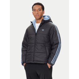 adidas Зимно яке adicolor Reversible JW5846 Черен Regular Fit
