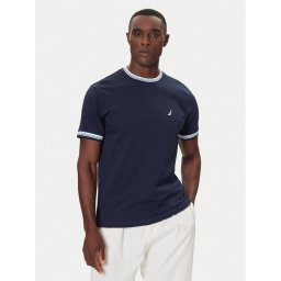 Nautica Тишърт N1S03440 Тъмносин Regular Fit