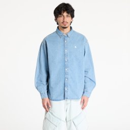 Риза Carhartt WIP L/S Lucas Shirt UNISEX Blue Bleached M