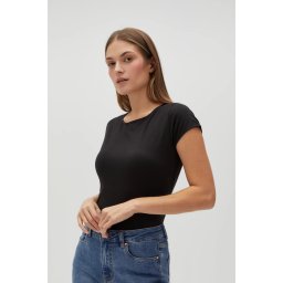Marisse Women's T-Shirt L-Ts-4622 Black