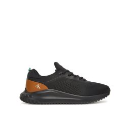 Calvin Klein Jeans Сникърси Eva Runner Tech Knit YM0YM01293 Черен