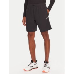 Reebok Спортни шорти RK25181CCM Черен Regular Fit