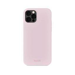 Гръб Holdit Silicone за iPhone 12/12 Pro - Pale Pink