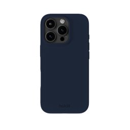 Гръб Holdit Silicone за iPhone 16 Pro - Midnight Blue