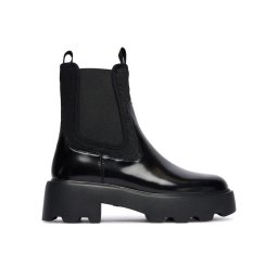 Tory Burch Боти тип челси T Monogram 177079 Черен