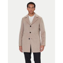 Guess Вълнено палто M4BL3S WGJ82 Бежов Slim Fit