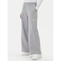 adidas Долнище анцуг ALL SZN Holiday Glitter Fleece JV5758 Сив Loose Fit