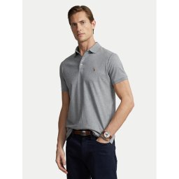 Polo Ralph Lauren Тениска с яка и копчета 710713130007 Сив Custom Slim Fit