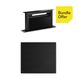 Klarstein Velaire индукционен плот + Velaire абсорбатор за плот | Минималистичен | 60 см (10047360+10047413)