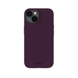 Гръб Holdit Silicone за iPhone 15 - Deep Plum