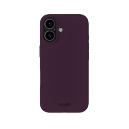 Гръб Holdit Silicone за iPhone 16 - Deep Plum