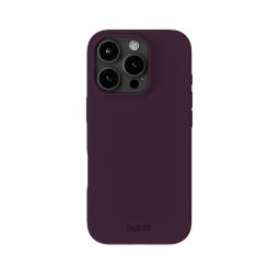 Гръб Holdit Silicone за iPhone 16 Pro - Deep Plum
