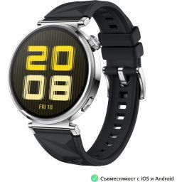 Часовник Huawei Watch GT5 Jana-B19F, Black Fluoroelastom