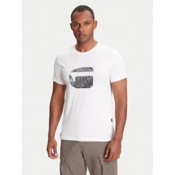 G-Star Raw Тишърт Finger Print Burger D26041-C506 Бял Regular Fit