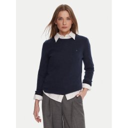 Tommy Hilfiger Пуловер WW0WW40264 Тъмносин Regular Fit