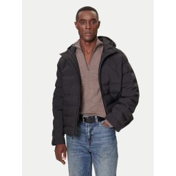 Calvin Klein Пухено яке LV04LD521G Черен Regular Fit