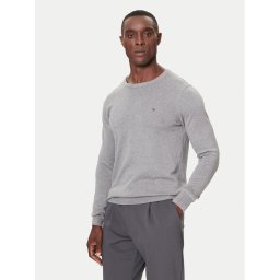 Tommy Hilfiger Пуловер MW0MW14748 Сив Regular Fit