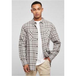 Long oversized grey shirt grey-black