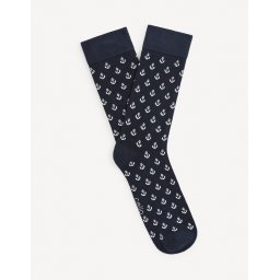 Celio Patterned Socks Gisoancre - Men's