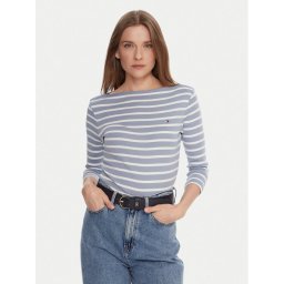 Tommy Hilfiger Блуза WW0WW40589 Светлосиньо Regular Fit