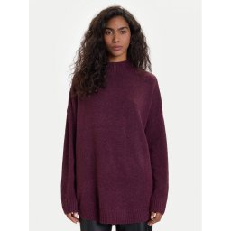 Vero Moda Пуловер Plaza 10290784 Виолетов Loose Fit