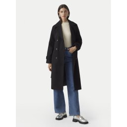 Vero Moda Преходно палто Fortuneaya 10289870 Черен Regular Fit